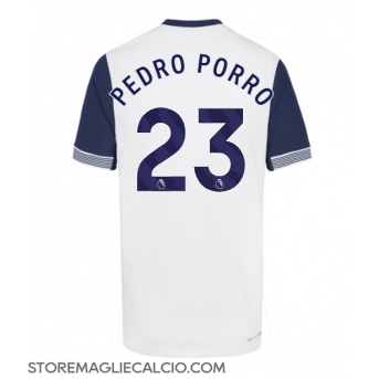 Tottenham Hotspur Pedro Porro #23 Maglia Gara Casa Repliche 2024-25